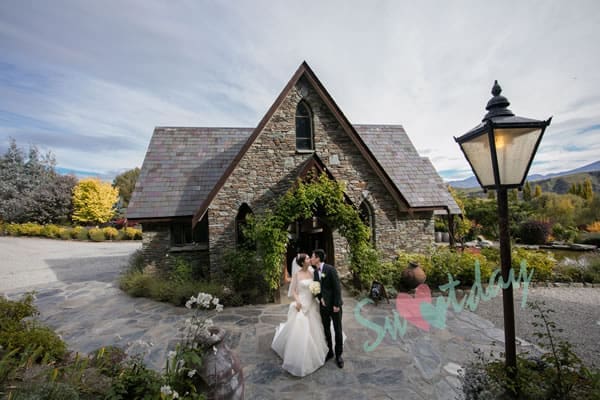 紐西蘭南島皇后鎮艾麗絲教堂婚禮
